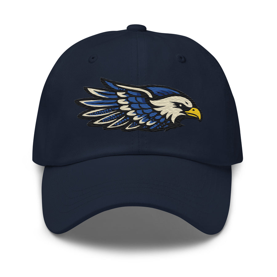 Embroidered Eagle Cap — Ocean
